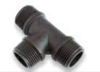 90° male threaded tee