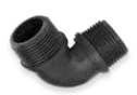 90° threaded male elbow