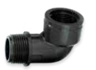 90° Male-Female threaded elbow